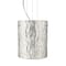 Besa Lighting Tamburo 8 Cable Pendant, Stone Silver Foil, Satin Nickel Finish, 1x11W LED 1KG-4006SS-LED-SN - alternate 1